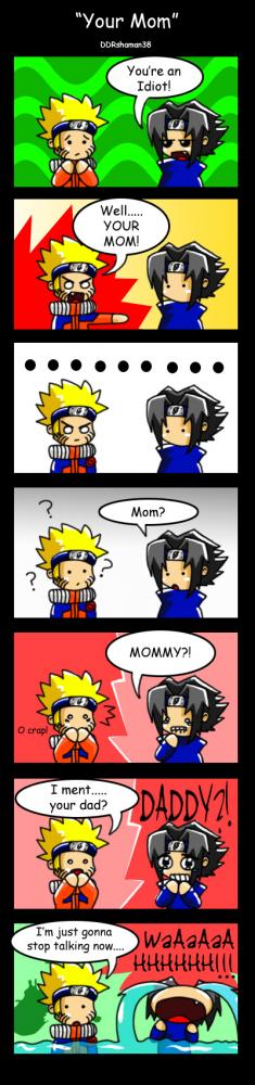 Naruto and Sasukes Parents